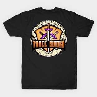 Three Sword Illustration T-Shirt